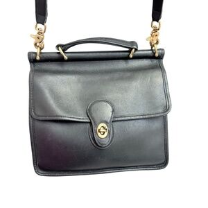 Coach vintage Willis bag black leather Costa Rica 9927